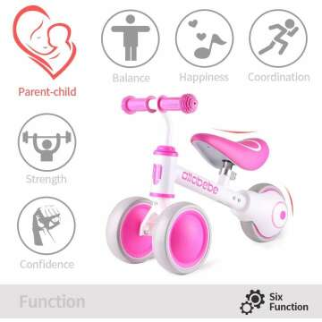 Allobebe Baby Balance Bike for Toddlers 12-36 Months