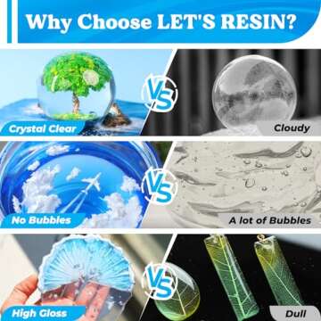 LET'S RESIN 2 Part Resin with High Clarity