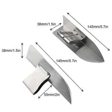 Durable JCBIZ 2pcs Drywall Corner Trowel for Plastering