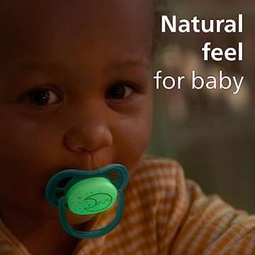 Philips Avent Ultra Air Pacifier - 4 x Light, Breathable Glow-in-The-Dark Baby Pacifiers for Babies ...