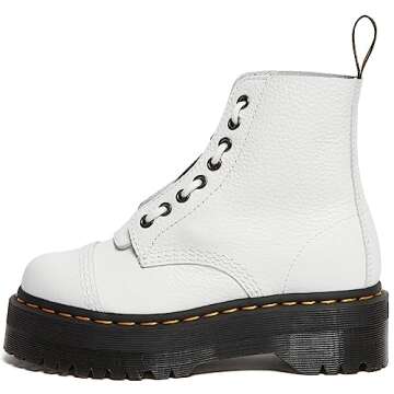 Dr. Martens Women's Sinclair Boots - Stylish White Combat Boots
