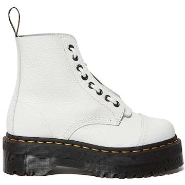 Dr. Martens Sinclair Boots for Women in White Leather