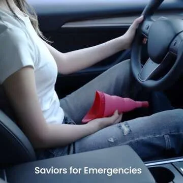 TRIPTIPS Pee Conch Foldable Female Urinal Device Portable Urinal for Women Pee Funnel for Women Travel, She Pee Cup for Women Stand to Pee Womens Urinal Funnel with Tube Case (B-Pink)