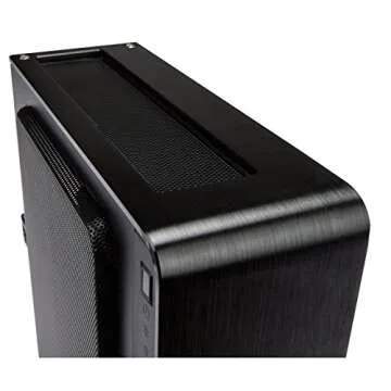 InWin Chopin SECC Mini-ITX Tower Case 150W Power Supply with 4 colors stickers inside, Black Aluminum