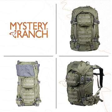 Mystery Ranch Blitz 35 Backpack - Tactical Daypack Molle Hiking Packs, 35L, L/XL,Forest
