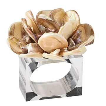 Kim Seybert Tahiti Napkin Rings for Stylish Dining Decor