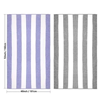 CLOWOOD Plush Oversized Beach Towel for Ultimate Comfort