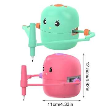 Cenryusa Drawing Robot for Kids with 100 Cards - Voice Interactive Drawing Projector Machine - Smart...