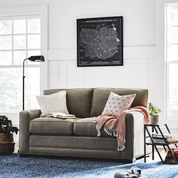 Vintage San Francisco Map Wall Art with Black Frame