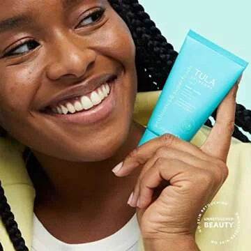 TULA Skin Care Super Soothe Calming Moisturizing Lotion - Calming, Hydrating, & Non-Irritating for Sensitive Skin with Colloidal Oatmeal, Cucumber & Ginger, 1.7 fl. oz.