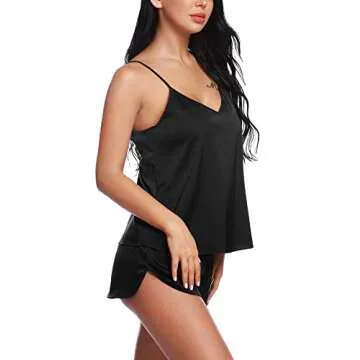 Buy RSLOVE Women V Neck Satin Pajamas for Every Occasion