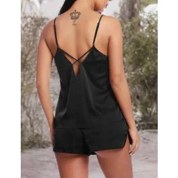 Buy RSLOVE Women V Neck Satin Pajamas for Every Occasion