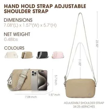 Stylish Telena Crossbody Bag - Functional & Lightweight