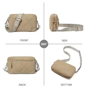 Stylish Telena Crossbody Bag - Functional & Lightweight