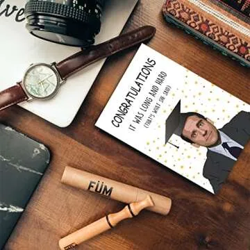 Funny Michael Scott Graduation Card for Classmates
