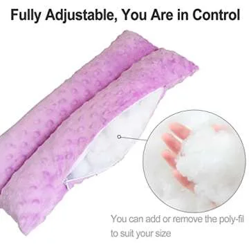 D. Cozy Hysterectomy Pillow Tummy Tuck Seatbelt Pillows with Pocket for Ice Pack Post Abdominal Surgery Comfort Cushion Belly Incision Recovery Gifts Women Patients Lavender