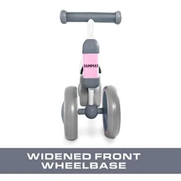 BAMMAX TykeBike® Ride On Toy | Baby Balance Bike for Toddlers 1-2 Years | Lightweight Steel Kids Bike with Easy Glide Wheels & Safer Steering | Indoor/Outdoor Use