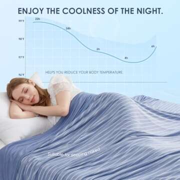 INGEROOM Cooling Blanket for Night Sweats - Ultimate Comfort for Hot Sleepers