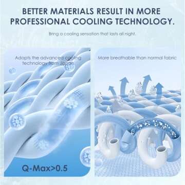 INGEROOM Cooling Blanket for Night Sweats Comfort - Stay Cool!