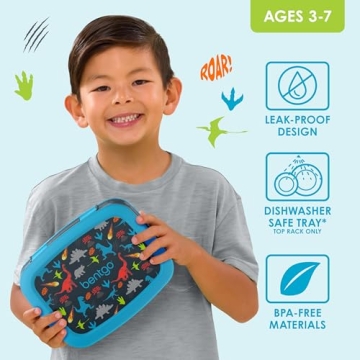 Bentgo Kids Dinosaur Leak-Proof Lunch Box