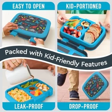 Bentgo Kids Dinosaur Leak-Proof Lunch Box