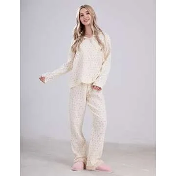 Cute Cotton Pajama Set for Teen Girls - Fashion and Comfort