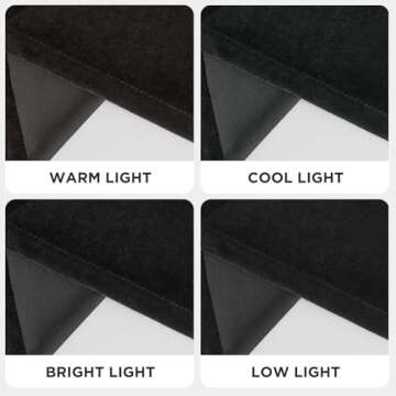 Joydeco Black Velvet Curtains 90 Inches Long, Luxury Grommet Blackout Curtains 2 Panels, Thermal Insulated Privacy Room Darkening Window Drapes for Bedroom Living Room Home Theatre (52Wx90L)