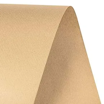 RUSPEPA Eco-Friendly Brown Kraft Paper Roll 17.5x32.8ft