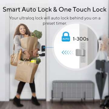 ULTRALOQ Smart Door Lock WiFi Keyless Entry with App Access