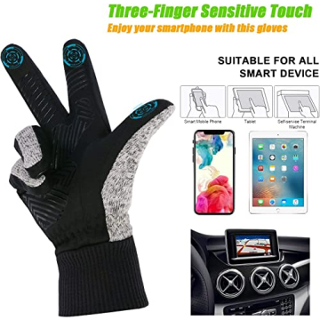 MOREOK Winter Gloves -10°F Touchscreen Insulated Gloves