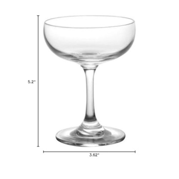 BARCONIC Coupe Glass Set - Elegant Drinkware for All Occasions