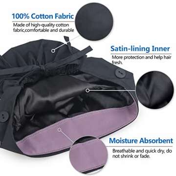 QBA Adjustable Working Cap with Satin Lining - Comfortable & Stylish Hat for Professionals