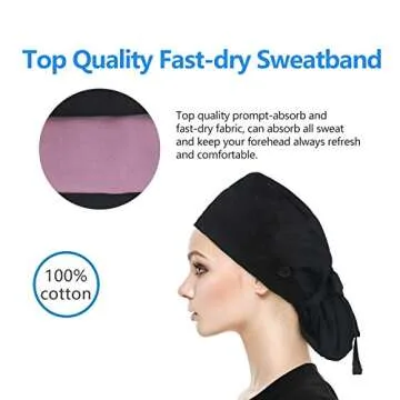 Comfortable QBA Adjustable Working Cap with Satin Lining