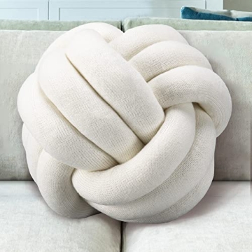Handmade Knot Ball Pillow for Stylish Home Decor