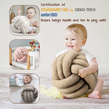 Handmade Knot Ball Pillow for Stylish Home Decor