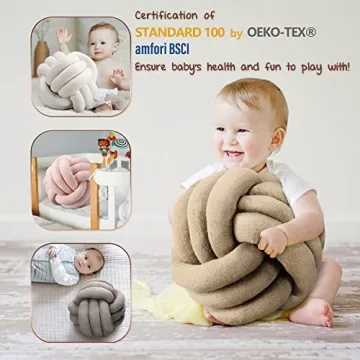 Handmade Knot Ball Pillow for Stylish Home Decor