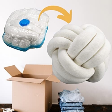 Handmade Knot Ball Pillow for Stylish Home Decor