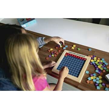 Chuckle & Roar - Counting & Mosaics - Montessori Theme - Concentration and Pattern Solving - Tactile Learning for preschoolers -Ages 3 and up