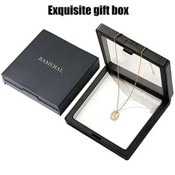 BAMERAL Initial Necklace, 14K Gold Plated Cubic Zirconia Tiny Letter C Necklace Personalized Monogram Name Necklace for Women Jewelry Mother’s Day Gifts