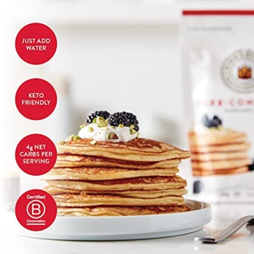 King Arthur Keto Pancake Mix - Low Carb High Protein Breakfast