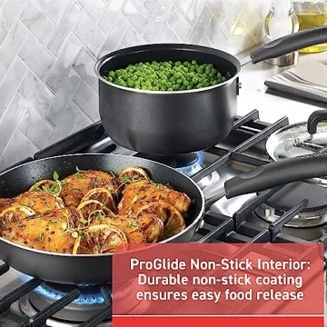 T-fal Nonstick Cookware Set 12 Piece for Effortless Cooking