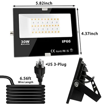 Smart RGB LED Flood Light Outdoor with APP Control