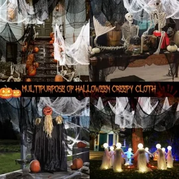 Creepy Halloween Decorations 6 Pack for Spooky Fun