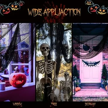 Creepy Halloween Decorations 6 Pack for Spooky Fun