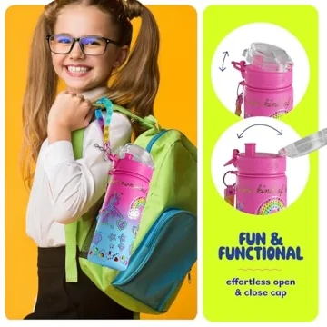 Glow-in-the-Dark Water Bottle Kit for Kids 4-8
