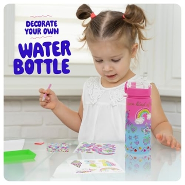 Glow-in-the-Dark Water Bottle Kit for Kids 4-8