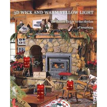 Fanzir Red Flameless Candles with String Lights Battery Operated LED Pillar Candles 4‘’ 5‘’ 6‘’ Candle with Remote Control,Fake Candle Set of 3 for Christmas or Special Festivals Decorations