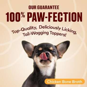 Furvor Chicken Bone Broth for Dogs - Collagen Protein Supplement for Digestion, Mobility, Coat, Immunity, Healthy Dog Food Topper, Human Grade Meal Boost Gravy, Just Add Water, Made in USA, 16 oz