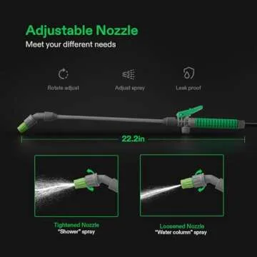 VIVOSUN 1.3 Gallon Pressure Sprayer Adjustable Nozzles