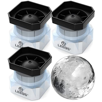LEEBS Silicone Ice Ball Maker - Perfect for Whisky Drinks